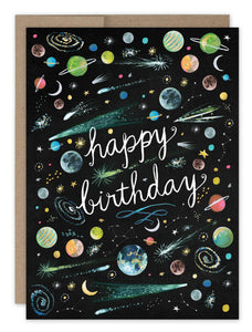 Biely & Shoaf - Outer Space Birthday Card