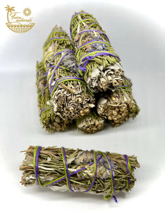 Faiza Naturals - Lavender with Rosemary and White Sage Bundles