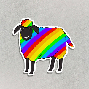 Salt Birch - Rainbow Sheep Sticker