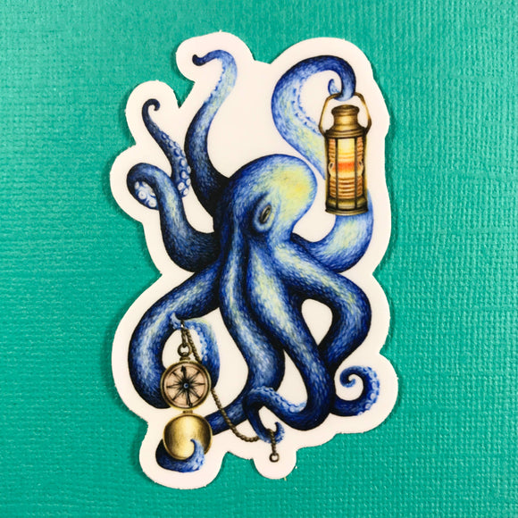 Abundance Illustration - Octopus sticker