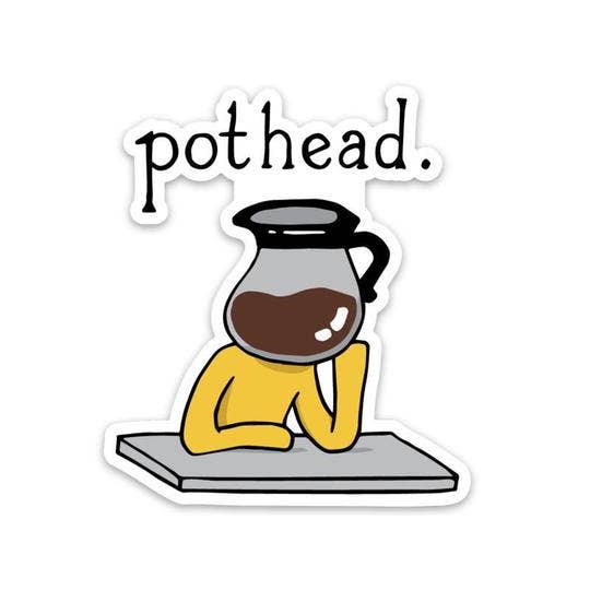 Big Moods - Pothead Coffee Sticker