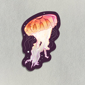 Salt Birch - Compass Jellyfish Sticker
