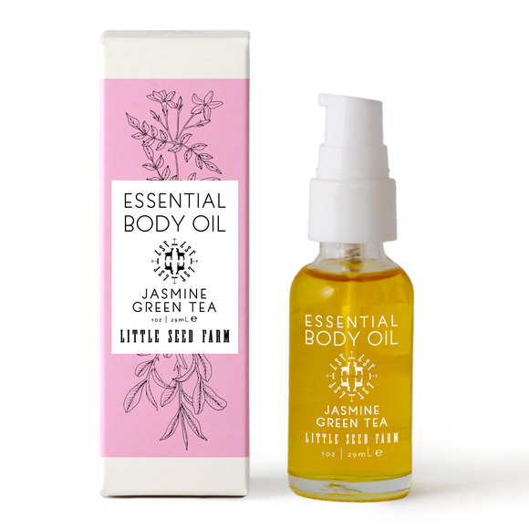 Little Seed Farm - Mini Jasmine Green Tea Essential Body Oil - 1oz